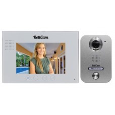 BellCam Video Intercom Kit: Indoor Video Monitor + Door Camera (2 Wires System)