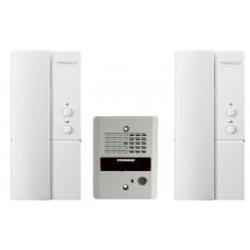 Commax DP-LA01/DR-2GN 1 Door-to-2 Room Audio Doorphone Intercom System