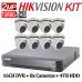 2MP TurboHD Hikvision System KIT: 16CH DVR + 8x Cameras + 4TB HDD