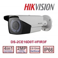 Hikvision DS-2CE16D0T-VFIR3F 4in1 1080p IR Bullet 2.8-12mm Varifocal Lens