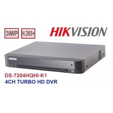 HIKVISION DS-7204HQHI-K1 4CH 3MP TURBO HD DVR